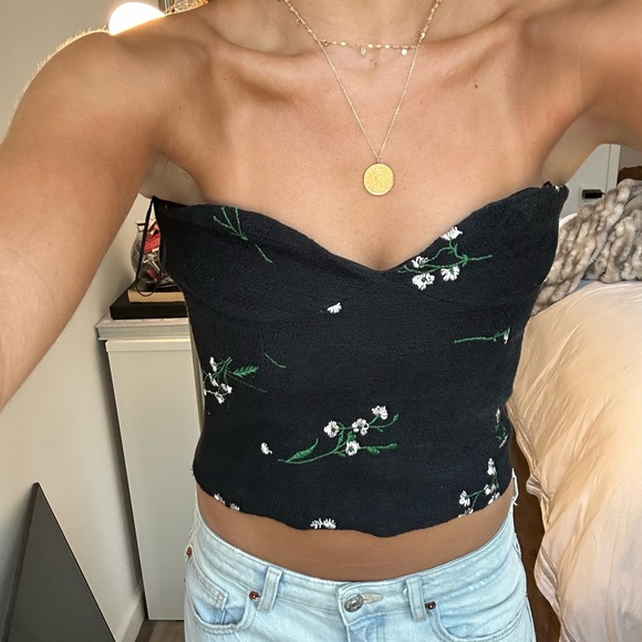 Floral corset top - Picture 6 of 9